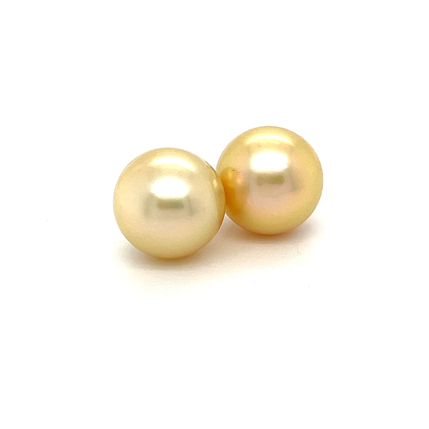 Gold Shiny  Pearl Studs