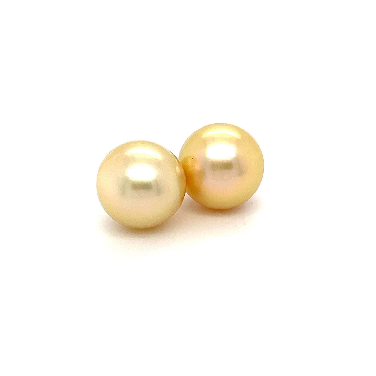 Gold Shiny  Pearl Studs