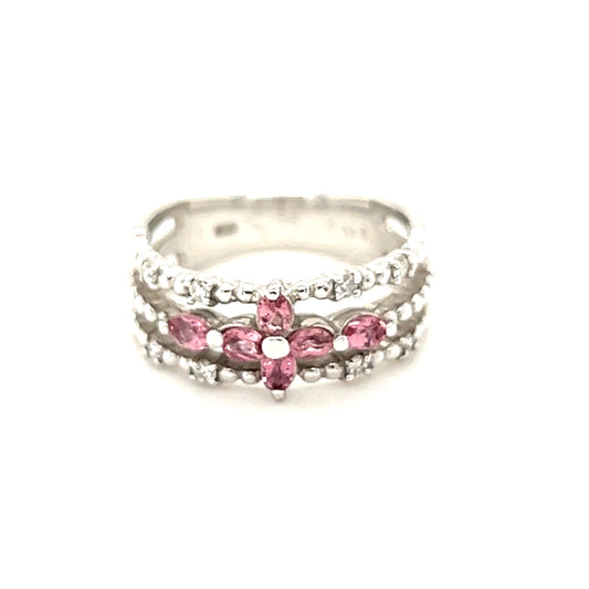 18K Pink ring