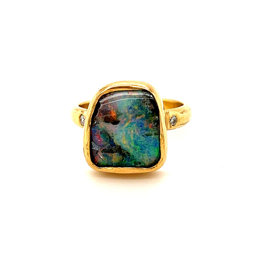 18K  Opal Ring