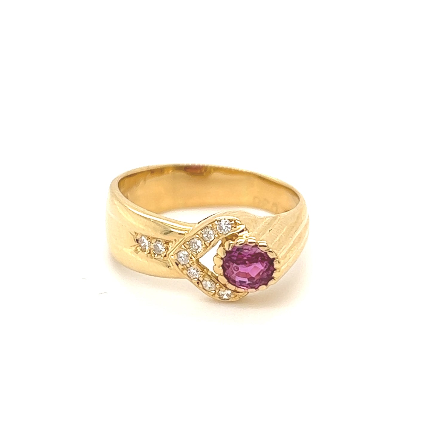 K18 Everyday Durable Ruby Ring