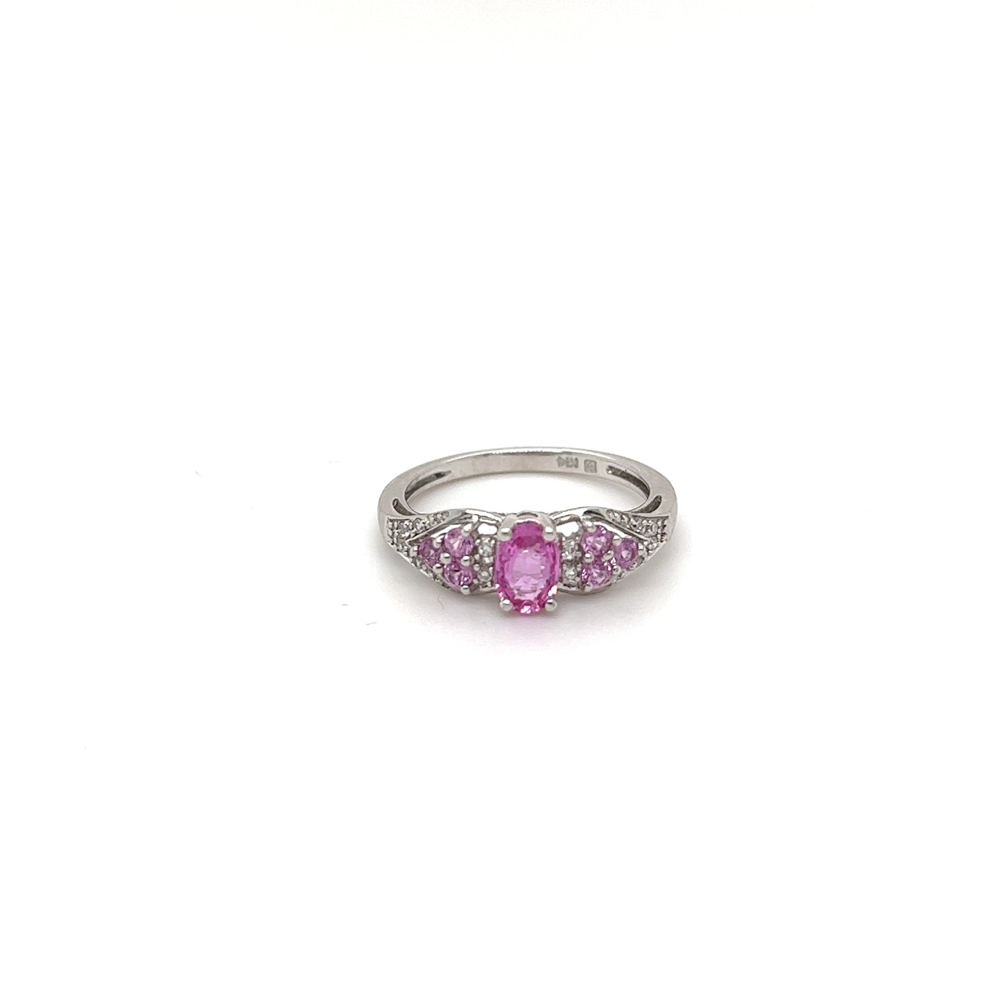 K14 Fancy Colour Stone Ring