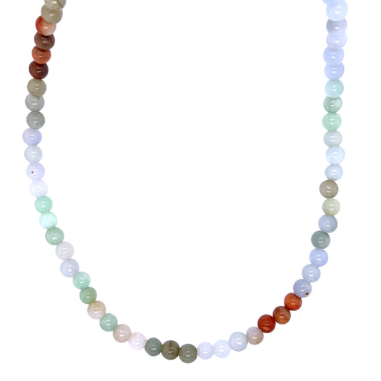 Natural Zade Beaded Necklace
