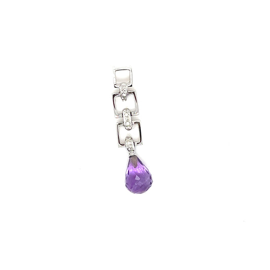 Lavendar Amethyst Stone pendant