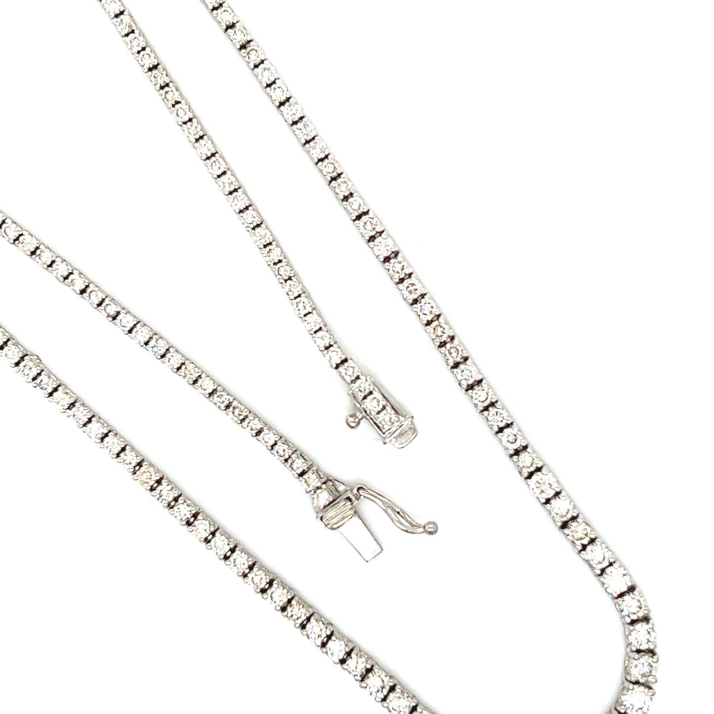 Diamond Baguette Chain necklace