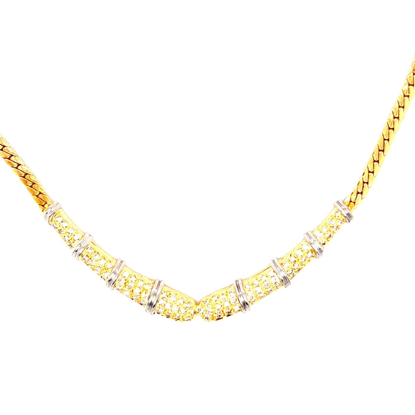 Gold plated Diamond Pendant