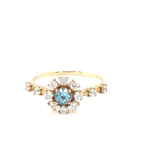 10K Turquoise Ring