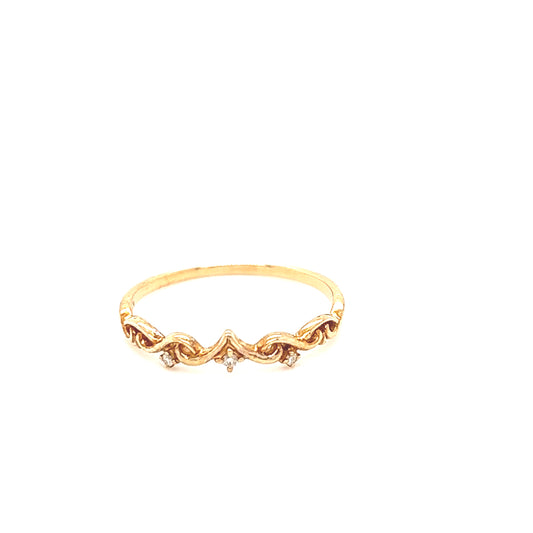 10K Twisted Gold Ring
