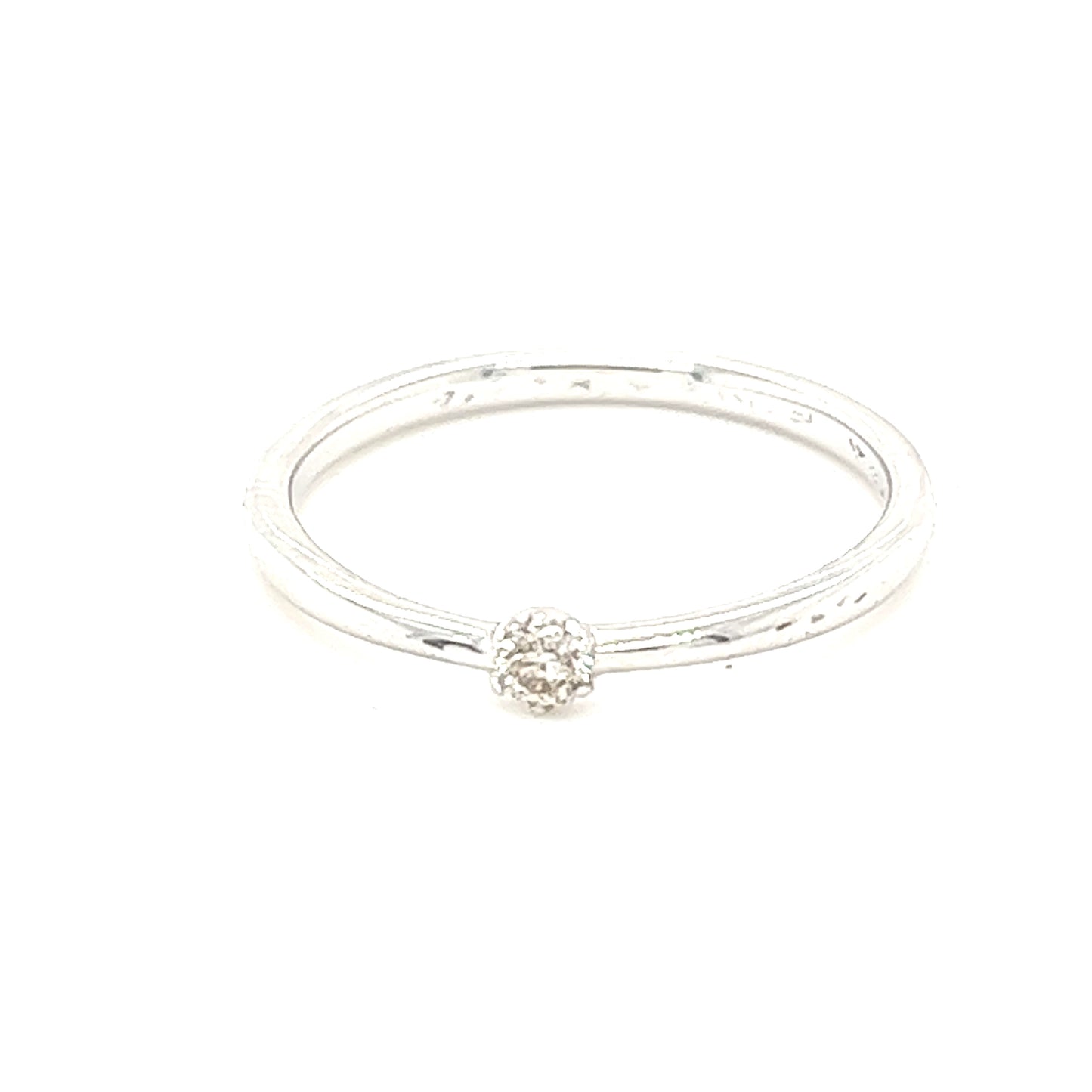 10K Floral Diamond Ring